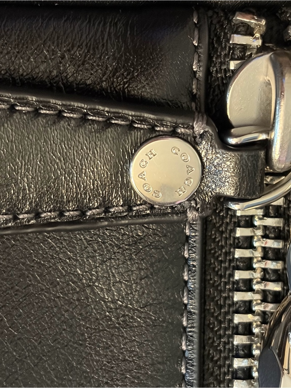 Coach Dakota Crossbody Shoulder Bag Black Leather | CDS83 | No Hangtag - Picture 8 of 14